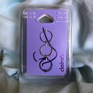 3 pack of nose rings